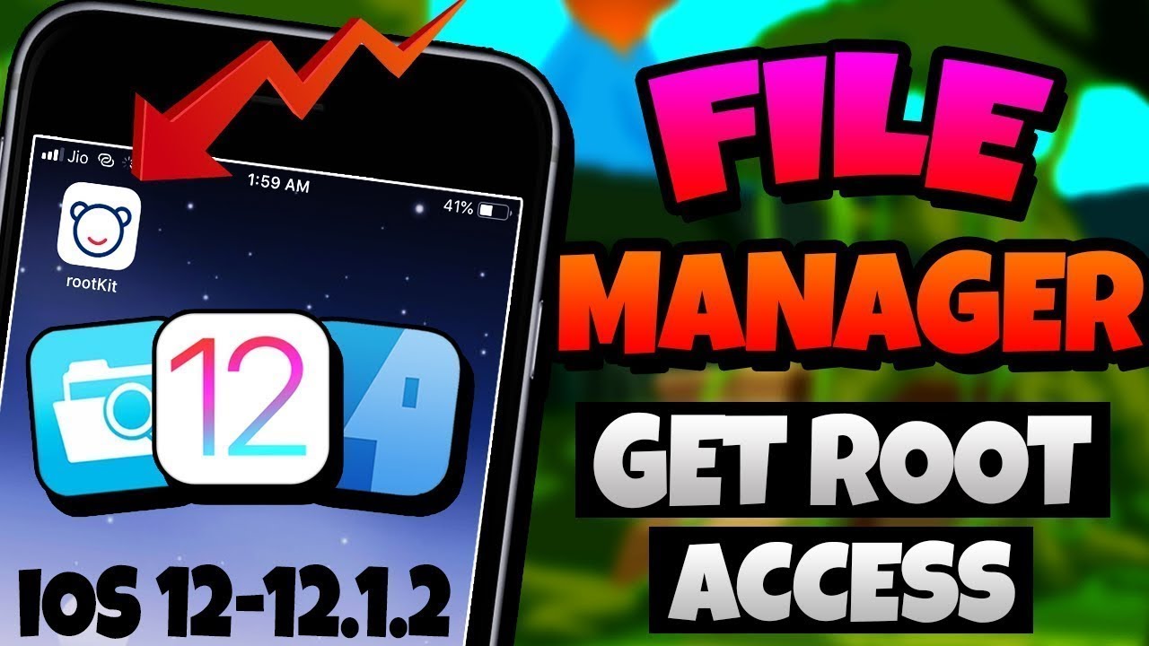 [XSpiral] Get ROOT Access Files iOS 12-12.1.2-Install iFile/Filza Alternative iPhone iPad iPod[2019]