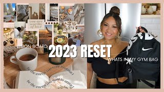 RESET 2023, What’s in my gym bag and organization, Simple Vision Board, Inspiration & Motivation by Always Lorna Marie 7,034 views 1 year ago 22 minutes