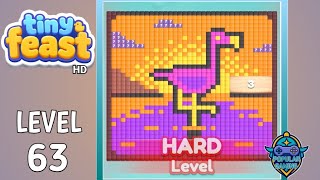 Tiny Feast Level 63: Gameplay Solution