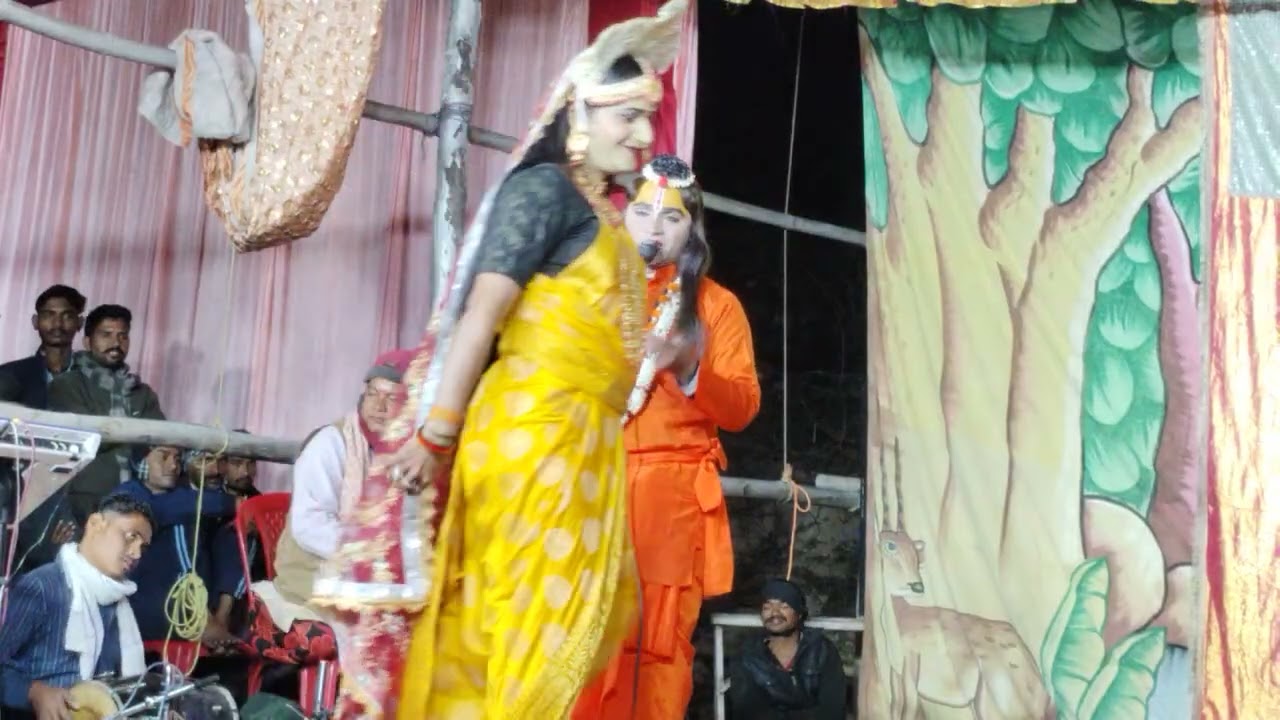 सुन्दरी स्वरूपना खां पहुंची पंचवटी रामलीला ग्राम अमरा मोठ 