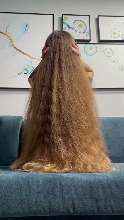 Playing with My Super Long Hair | Goal: Grow It to the Floor! 🧜‍♀️