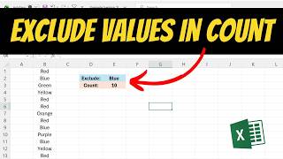 How To Exclude Specific Values With COUNTIF In Excel