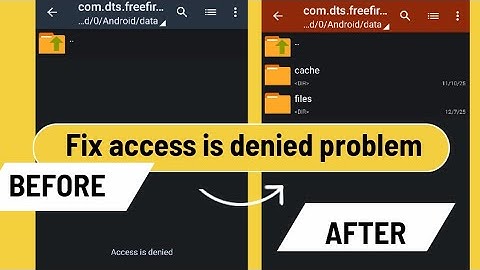 How to fix access is denied in Zarchiver on android 10 to 16