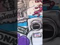 mural con pintura acrílica #astronaut #arte #coffee #acrílicos #donuts #creative #shorts