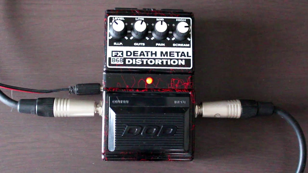 Обзор педали DOD FX86B Death Metal. Аццкий звук. - YouTube