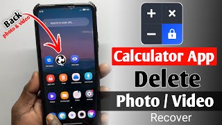 calculator hide app delete photo recovery kaise kare | calculator lock app delete photo recovery screenshot 3