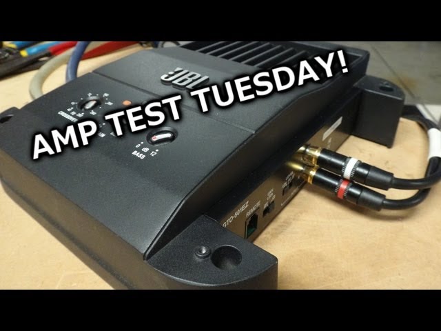 Landmand forræderi Reproducere Amp Test Tuesday - JBL GTO-501EZ 500 Watts RMS Claimed - SMD AD-1 Amp Dyno  - YouTube