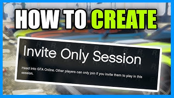 How to CREATE & JOIN an INVITE ONLY Session in GTA Online! (Fast Method)