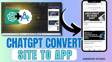Make A Webview App Using ChatGPT In Android Studio
