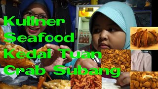 Kuliner seafood Di kota Subang bersama De Aiya di Kedai Tuan Crab