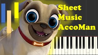 You're My Best Friend Puppy Dog Pals Piano Sheet Music