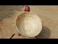 Perfect Artistry Of 80 Years Old Grandpa - Bamboo Basket Making - Blameless Handicraft