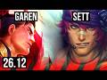 GAREN vs SETT (TOP) | Good KDA: 9/2/8 | EUW Master | 26.12