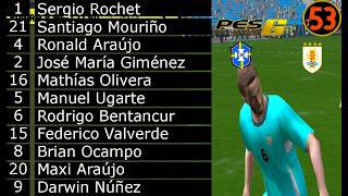 Un VERDADERO CLÁSICO, pasa DE TODO y nos SACAMOS CHISPAS|Brasil VS Uruguay, PES 6 Nations League #10