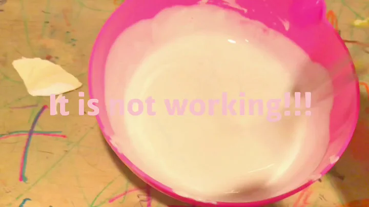 Making slime with Mod Podge!!! Fail or not?