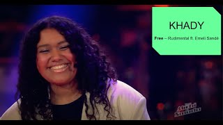 Khady - Free (Rudimental feat Emeli Sandé) The Voice Kids 2023 Short Version