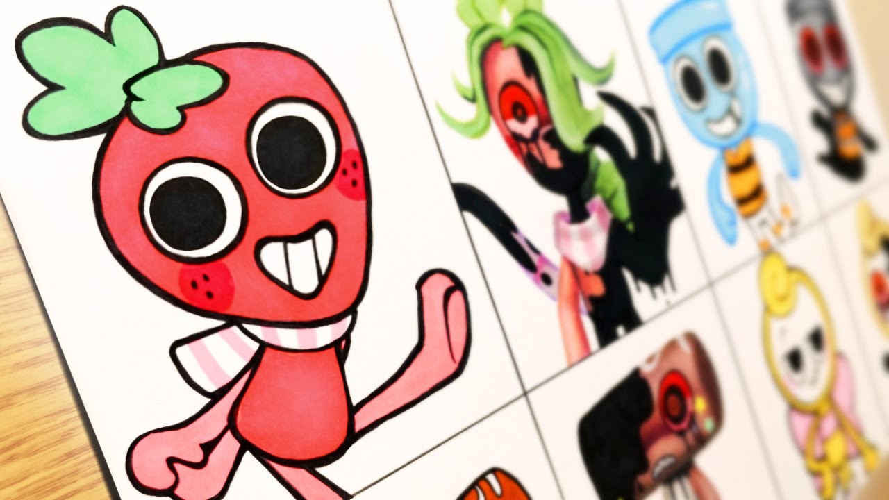 Drawing Dandy's World - Toons VS Twisteds [ROBLOX] #03 Sprout, Finn ...