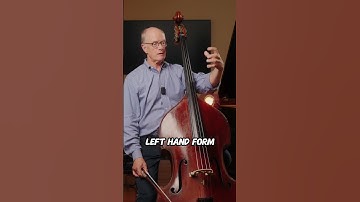 Avoid Flat Fingers: Ed Barker’s Left Hand Tips 🫳 #doublebass #shorts