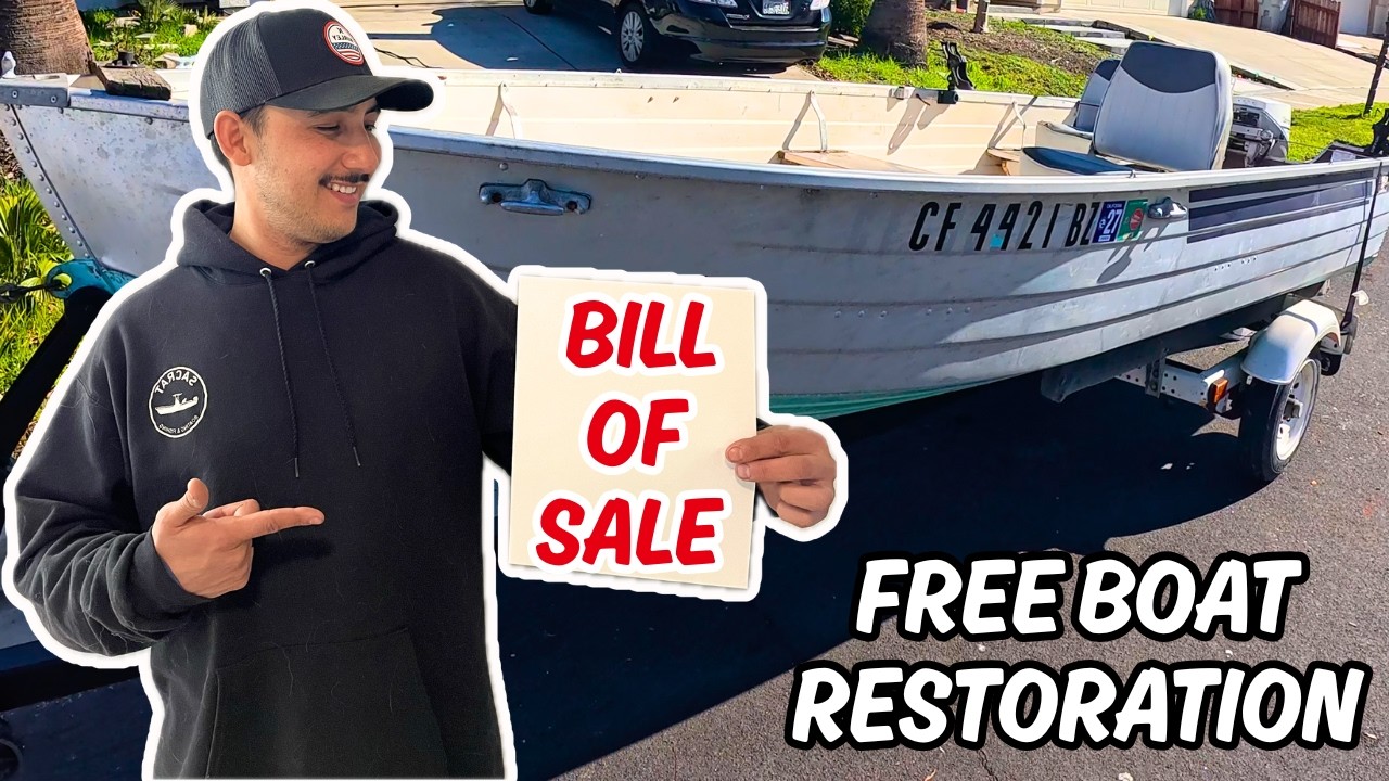Спасение бесплатной лодки: оформление договора купли-продажи в ГИБДД, ремонт подвесного мотора и ...
