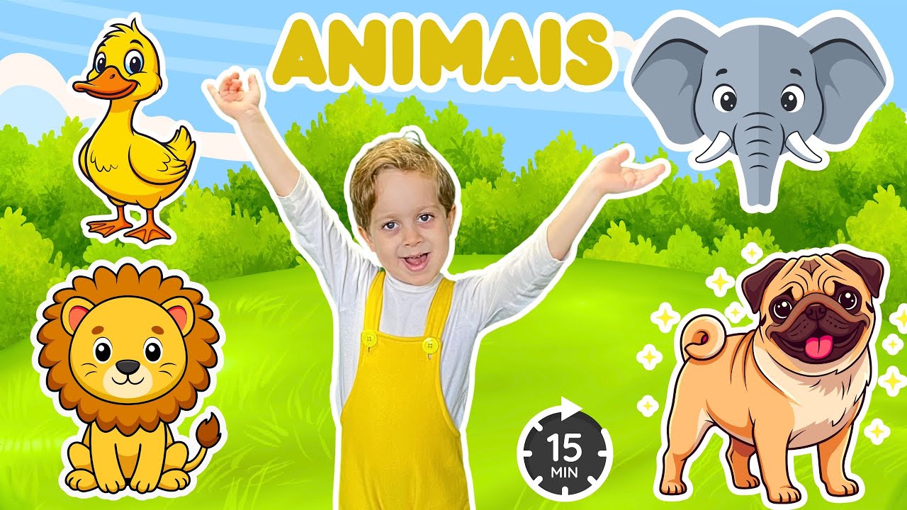 Coletânea de Sons dos Animais-Bichinhos | Música Infantil por José Grou Show