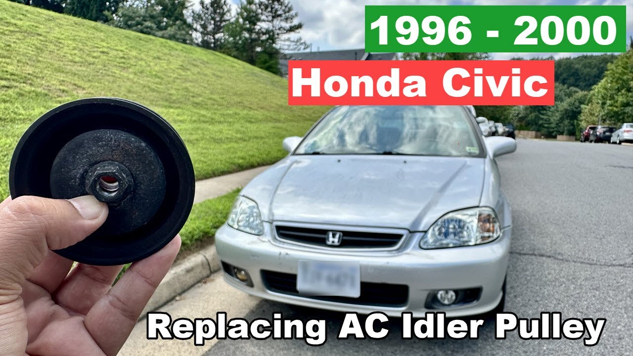 DIY 1996 1997 1998 1999 2000 Honda Civic Replacing AC Idler Pulley