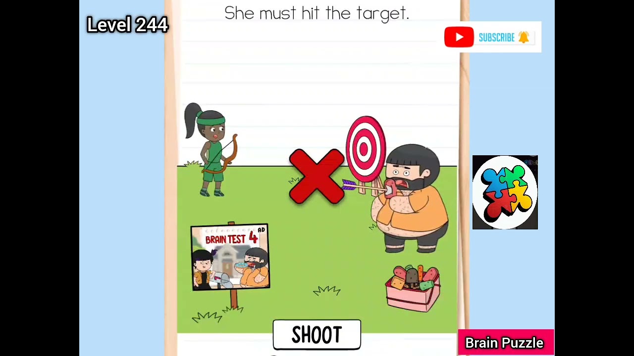 Brain Test All Star IQ Boost Level 244 Solution Gameplay | Puzzle