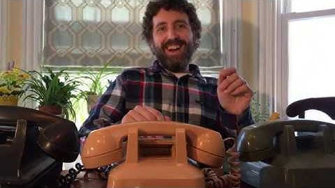 Changing The Phone Number Card On A Western Electric 500 Rotary Dial Telephone