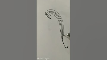 Relaxing Doodle Therapy - Day 8 | Satisfying Zentangle Art | Dewdrop Originals #shorts