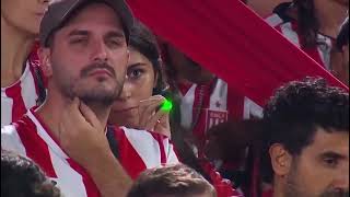 Camera operator deftly spots the laser pointer at a football. screenshot 4