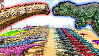 Team Titanosaur VS Team Giganotosaurus | ARK Mod Battle Ep.246