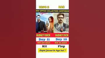 Haq vs De De Pyaar De2 11th Day🤯 Box Office Collection Day Comparison |#shortsfeed#ajaydevgn