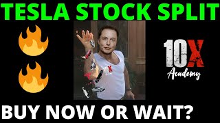 Tesla 5-to-1 Stock Split - Should You Wait Or Buy Now // 10X Academy