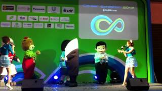 Mascot Dance Battle in Career Exhibition 2012 by JobsDB.com