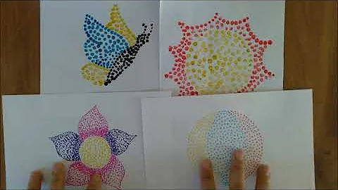 Como fazer um desenho em pontinhos?
