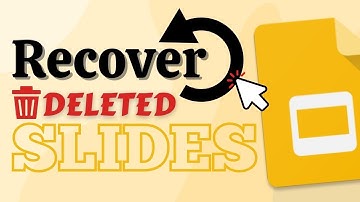 How to Recover Google Slides that were Deleted (Edit History)