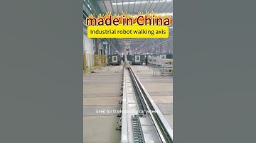 Industrial robot walking axis #robotpositioner #industrialrobot #machine  #factory #boerrobot