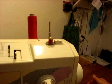 How to wind a Bobbin on a Bernina machine.MPG - YouTube