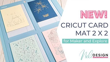 How to use the Cricut Card Mat 2 x 2 and Design Space tips to make multiple cards