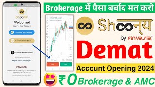 Shoonya App Me Account Kaise Banaye - ZERO Brokerage Demat