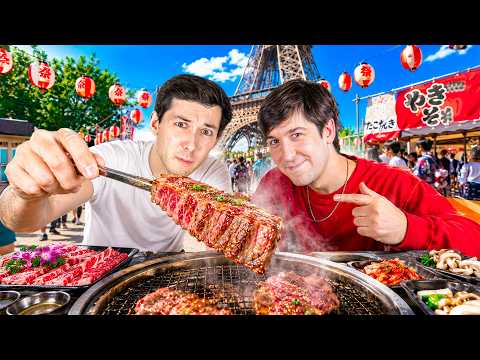 Je teste les BARBECUES Japonais à Paris avec mon faux frère
