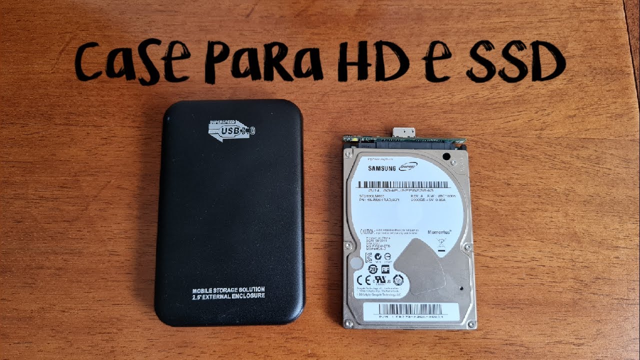 Aproveite seu HD ou SSD com um novo case simples e barato! - YouTube