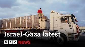 Hamas expected to release Israeli hostages on Monday as aid trucks enter Gaza BBC News