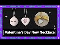 Sblimation Blank Carved Sliding Locket&amp;Angel Wings Locket for Valentine&#39;s Day