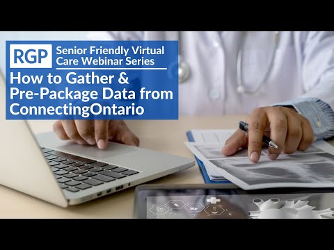 How to Gather and Pre-Package Data from ConnectingOntario