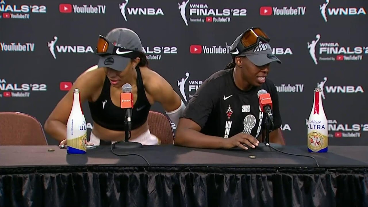 Aces Sun Game 4 Post Game Press Conference #WNBAFinals presented by YouTube TV