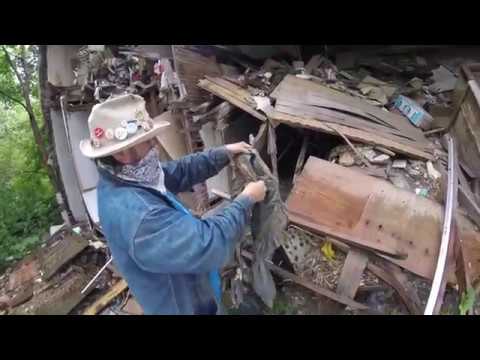 Finding vintage clothing in abandoned places 