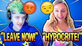 Ninja Yells At His Wife For Swearing After He Swears First Fortnite Epic & Funny Moments