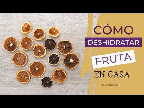 Video: Almacenamiento de la fruta deshidratada de los jardines: consejos sobre cómo secar la fruta en casa