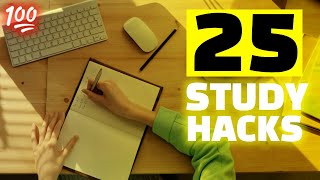 25 Genius Study Hacks You Wish You Knew Sooner! 🎓✨ | Study Tips for Students | Intellect Ascensions