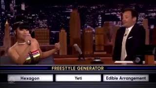 Nicki Minaj bust a freestyle 🔥 on the Jimmy Fallon show tonight (must see)